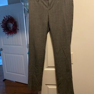 Gray Plaid Trousers